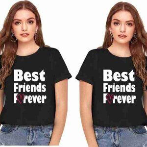 My Best Friend Best Friends Cute Matching Graphic Gift Tee Couple Style T-Shirt
